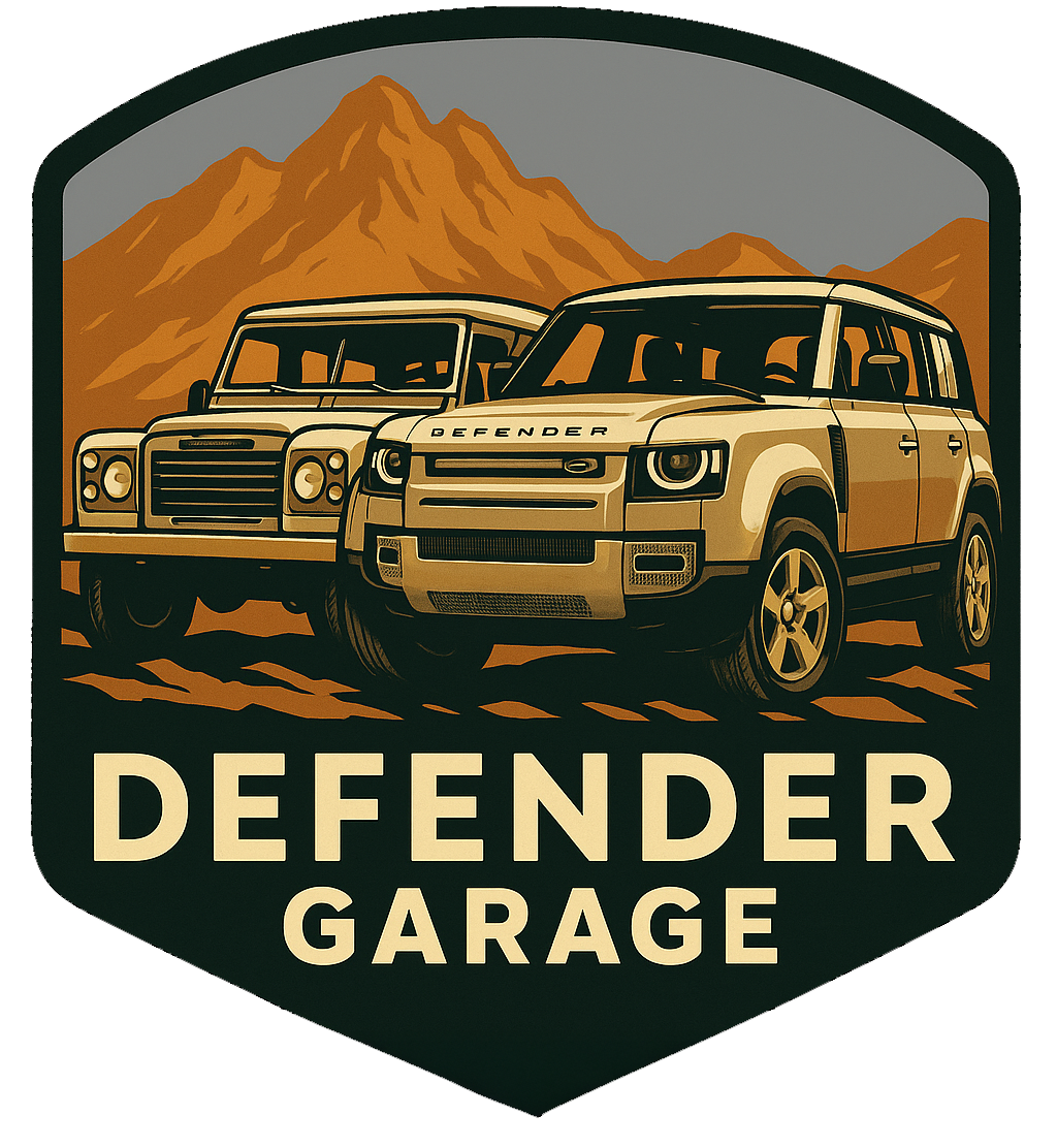 Defender Garage Logo